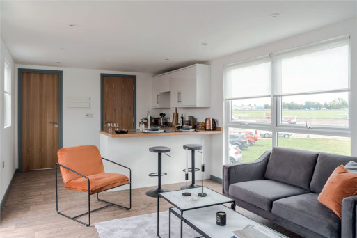 Container apartments interior